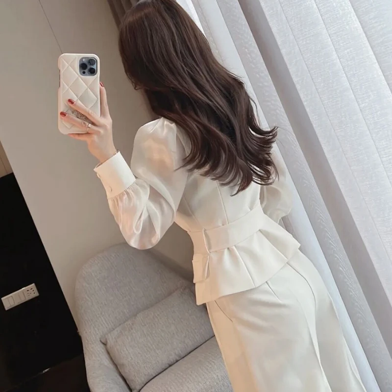 Pant Summer Set of Two Fashion Pieces for Women Luxury Women's Sets Sexy Trouser 2 Piece Outfits 2023 Pants Elegant Blazer Su